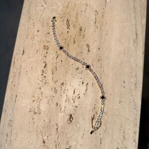 Elegant Gold and Black Women's Bracelet